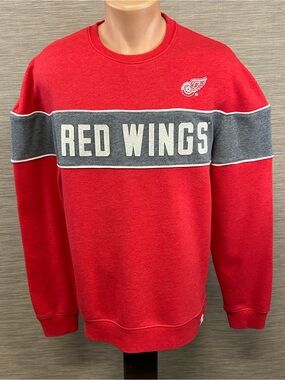 NHL Red Wings crew neck sweatshirt.  L